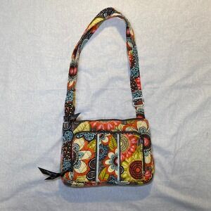 Vera Bradley‎ Little Hipster Crossbody Bag Flower Shower Retired Print